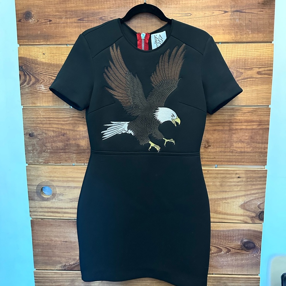 Zoe Karssen Eagle Black Dress